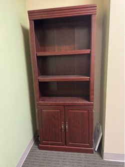 Bookcase with a cabinet