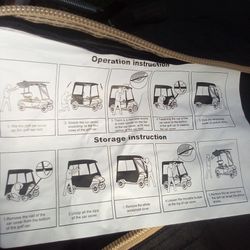 Golf Cart  Rain Guard 