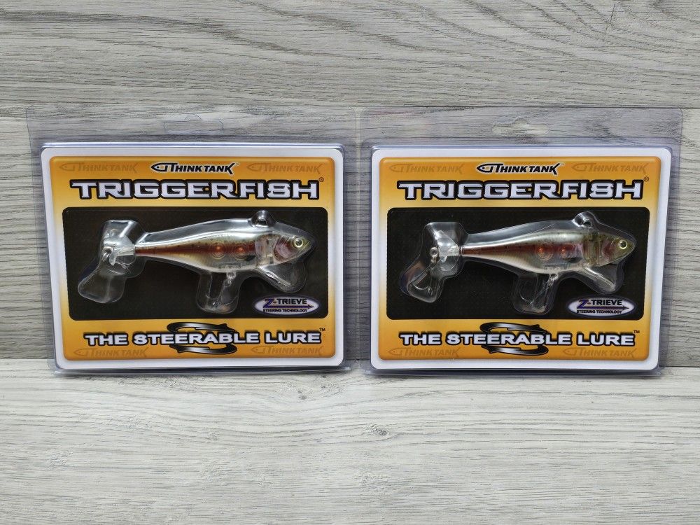 NEW Lot of 2 Fishing Lure Think Tank Triggerfish 4 1/2" 5/8oz. Lure