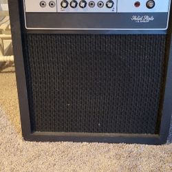 Vintage Kay Amp Reverb And Tremolo Solid state amp.