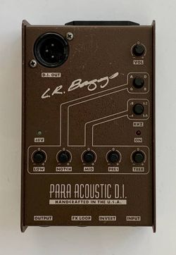 L.R. Baggs Para Acoustic Guitar DI Preamp Tone Box Industry Standard