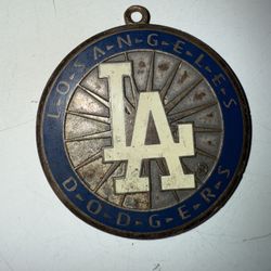 Los Angeles Dodgers Vintage 2002 Metal Charm Medallion