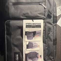 Solo New York Hybrid Briefcase Backpack (color Grey)