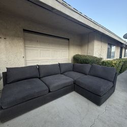 Dark Gray Modular Couch