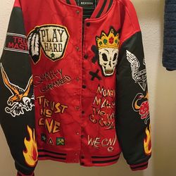 Reason Brand Varsity Jacket 