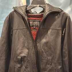 Wilsons Black Leather Jacket