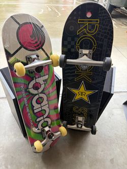 Rare Promo Energy Drink Skateboards - Bang & Rockstar Complete Boards