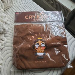 Cry baby crying tote