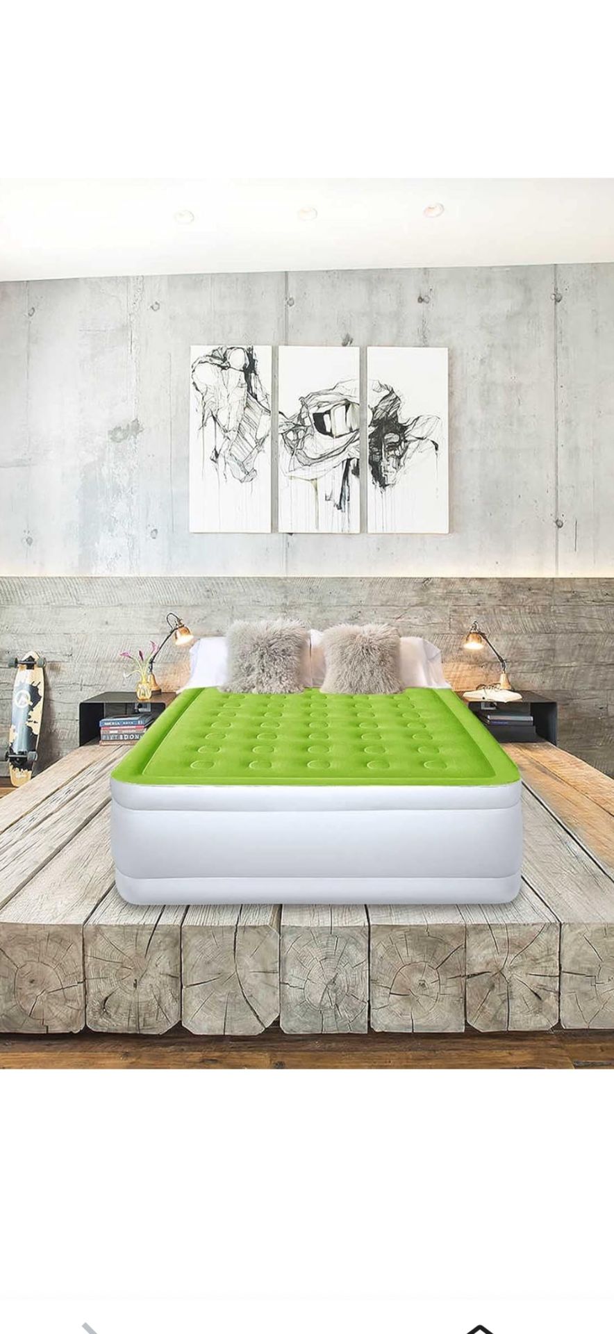 Solid Air Bed. 