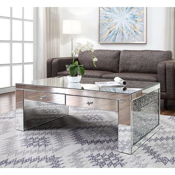 Mirrored Coffee Table @Elegant Furniture
