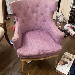 Purple Accent Chair