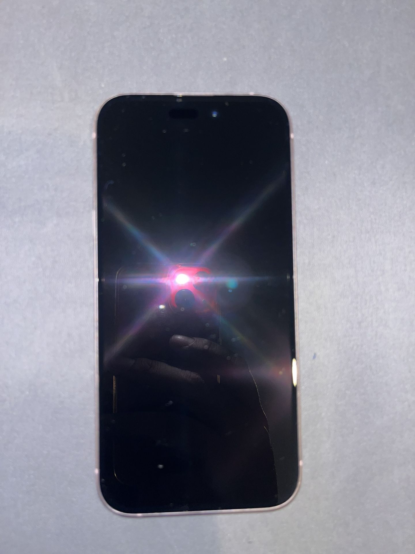 Cracked Pink IPhone 15