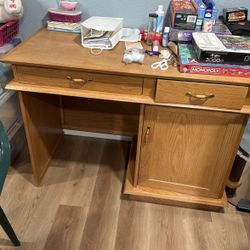 Desk With Storage 