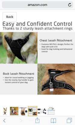 Dog harness size small