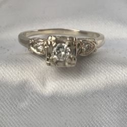 Antique Engagement Ring!