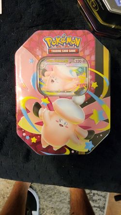 Clefairy Gengar Mega Moonlit Tin Pokemon Chaos Rising Perfect Order