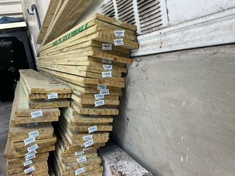 NEW PRESSURE-TREATED LUMBER – CONTRACTOR SURPLUS – 100 Boards. Job-site surplus, never installed