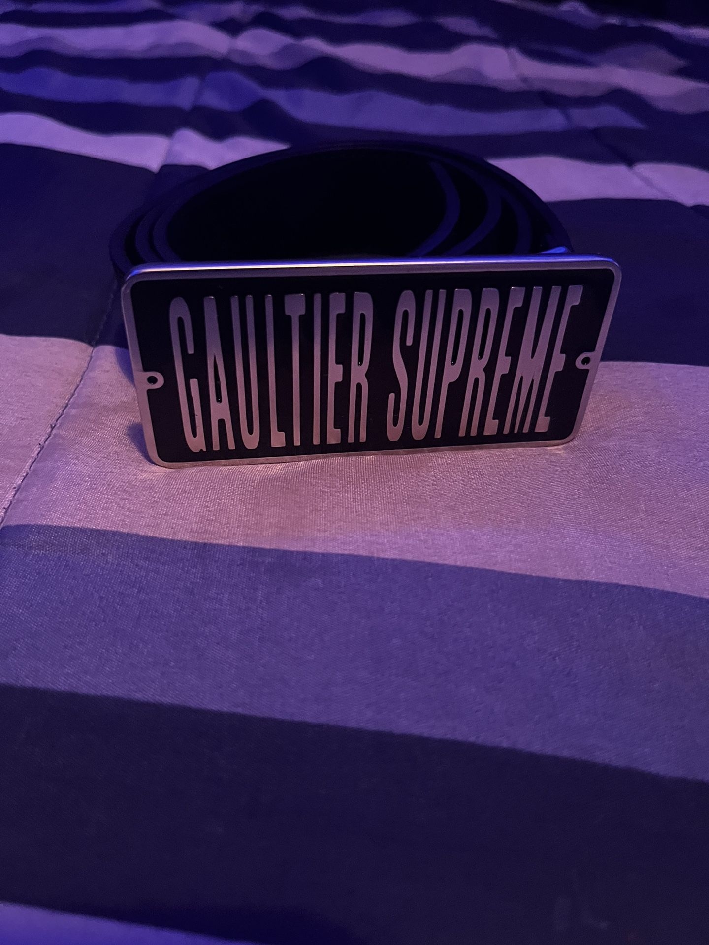 Supreme X Jean Paul Gaultier Belt For Sale 