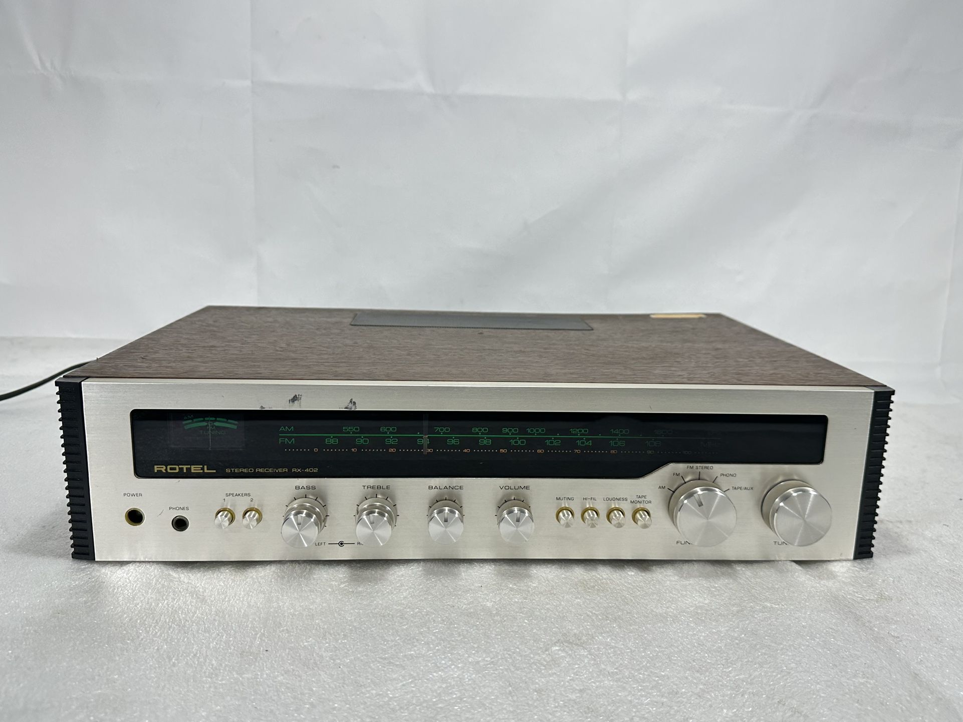 Vintage Rotel RX-402 ~ AM/FM Stereo Receiver ~ 25WPC into 8Ω