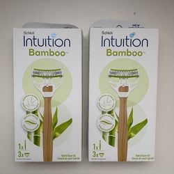 Schick Intuition bamboo razors
