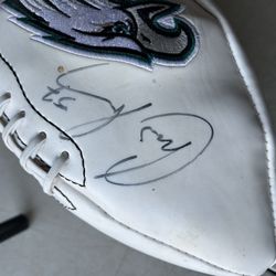 Philadelphia Eagles signed football