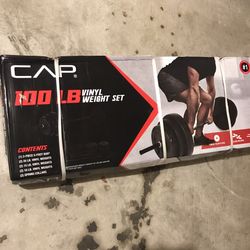 CAP 100lb Vinyl Weight Set