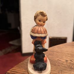 Vintage Goebel Hummel "Begging his Share" Figurine #9 TMK-6