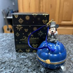 Disney Mickey  Mouse Engagement Ring Proposal Box & Christmas Ornament.  The inside has  “Will you marry me?”.  Perfect For Valentine’s Day