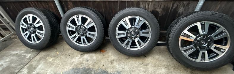 2020+ OEM Toyota Tacoma 20” Wheels & Bridgestone Dueler Tires - Set of 4