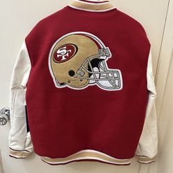 SF 49ers Varsity Jacket New With Tags 