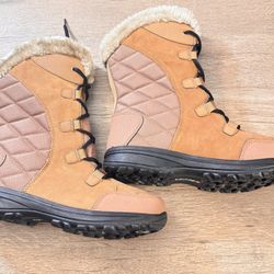 Columbia Ice Maiden II Women's Boots, Size 9, Brown, Snow Waterproof