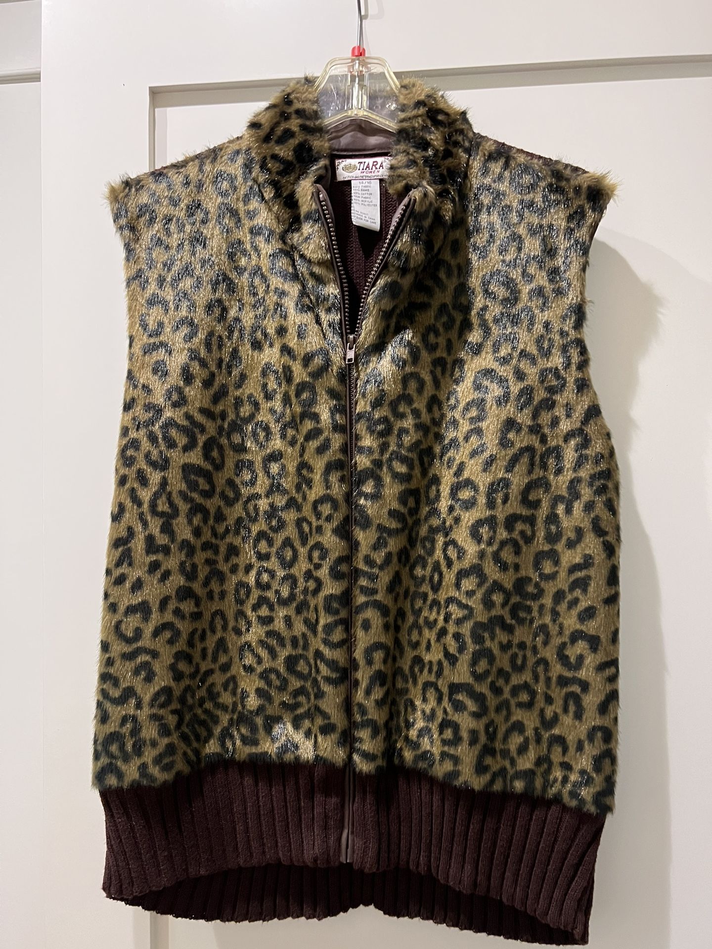 Faux Fur Vest 14/16 Size