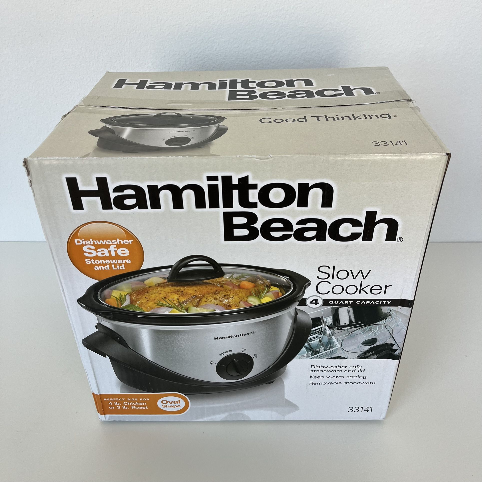 Hamilton Beach 4-Quart Slow Cooker, New