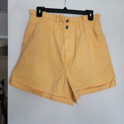 NWT Yellow High Waisted Shorts