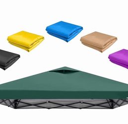 10x10 Pop Up Canopy Replacement Top Cover with Air Vent for Straight Leg Canopy Tent, Waterproof for Outdoor Garden Patio Camping Sun Shade(Frame NOT