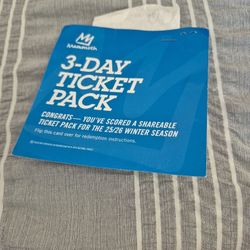 Mammoth 1 Day Transferable Lift Ticket