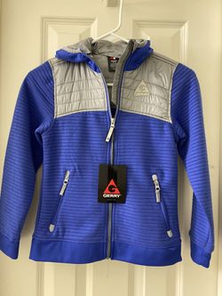 New Gerry Kid's Comfort Fit Full Zipped Hoodie Jacket Winter Fall Girl Boys Unisex Small 7/8