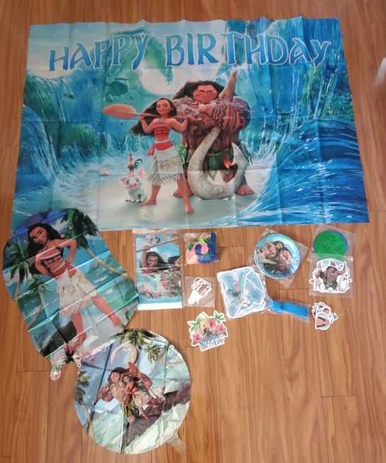 Moana Birthday Party Supplies 