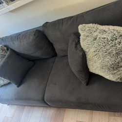 Futon-Queen Size, Grey.