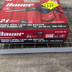 Bauer Rotary Hammer Kit