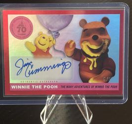 🔥 Disney Winnie the Pooh Autograph Card – /5 RARE 🔥