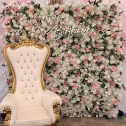 Throne Chair & Backdrop