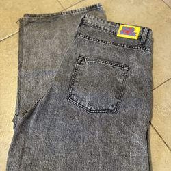 Neoblue grey wash men denium pants / jeans for men