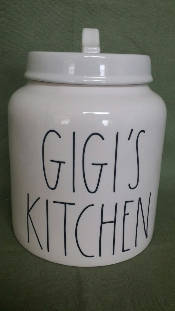 Rae Dunn Gigi S Kitchen Canister For Sale In Fresno Ca Offerup