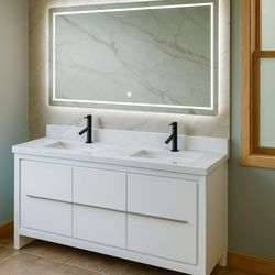 Bathroom vanity 60”