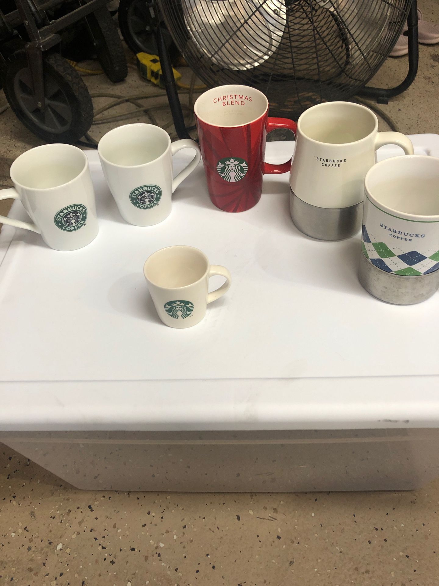 Starbucks mugs
