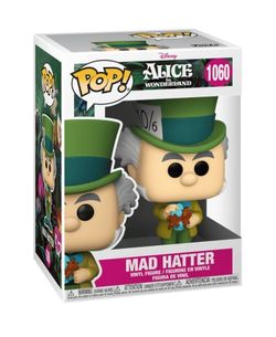 Mad Hatter Funko Pop! 1060 With Pop Protector NIB With Tea Cup Splashing Alice In Wonderland We're All Mad In HereWith Pop Protector NIB