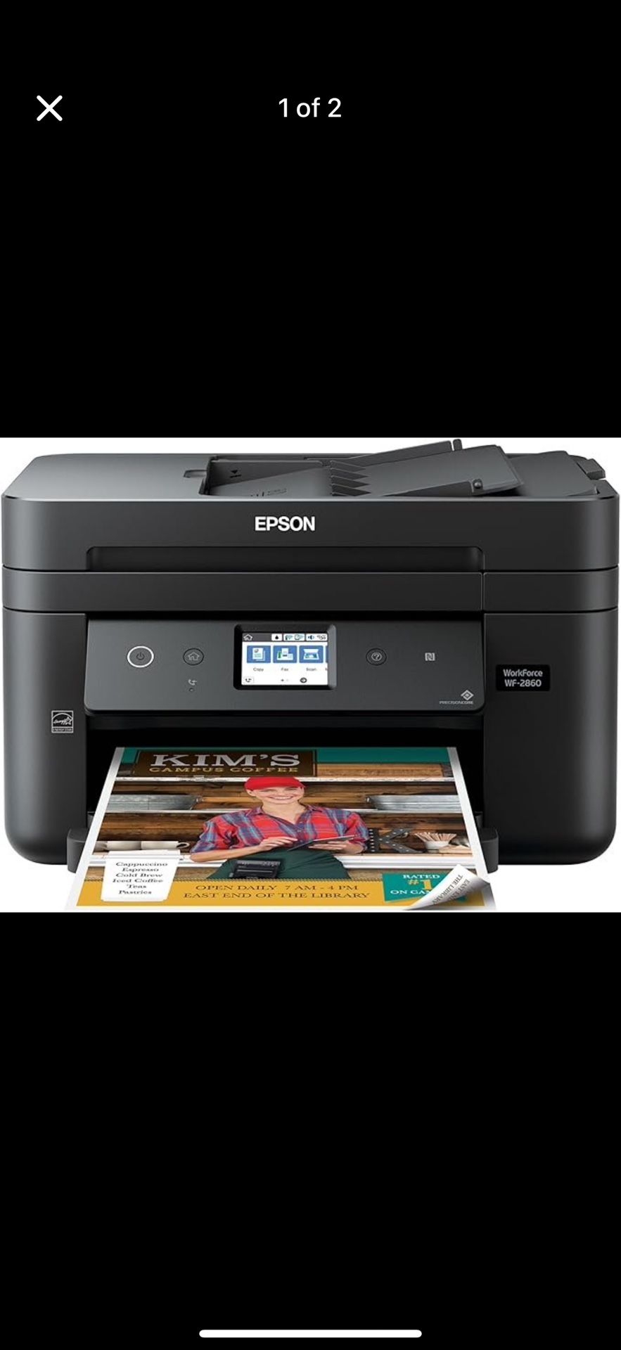Epson Workforce WF - 2860 All-in-One Wireless Color Printer
