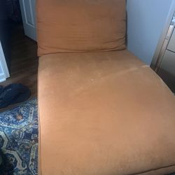 Orange Chaise Lounge