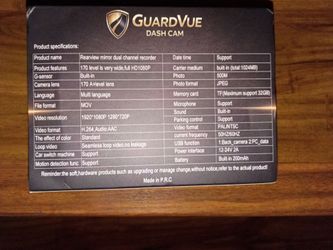 Quard vue Dash Cam 1080p